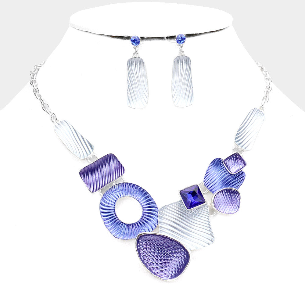 ブレスレット LESS IS MORE oval string necklace Sutton Heart Tri-Tone Steel Necklace - JF02856998 - Fossil