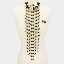 Load image into Gallery viewer, Pearl Cluster Vine Statement Necklace
